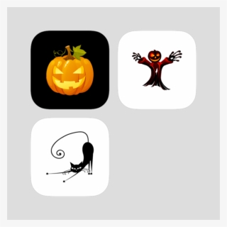 Halloween Sticker Bundle Pack 4 - Cartoon #8440442