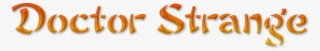 Doctor Strange Logo Big - Tan #8440515