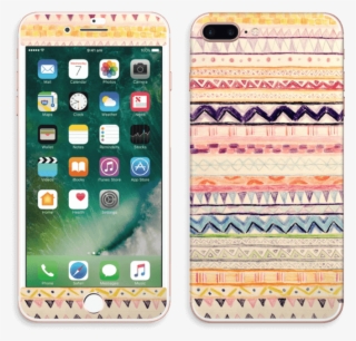 Hand Drawn Aztec Skin Iphone 7 Plus - انواع الموبايلات #8440654