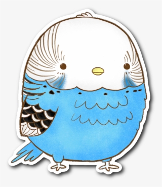 Blue Parakeet Sticker - Parakeet Sticker #8440661 Blue Parakeet Sticker - Parakeet Sticker #8440661