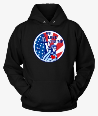 Lady Justice Flag We Love Trump On Front Of Unisex - Lady Justice #8440907