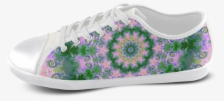 Rose Pink Green Explosion Of Flowers Mandala Men's - Paisley #8441167