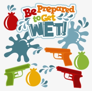 Fight Clipart Watergun - Water Fight #8441323