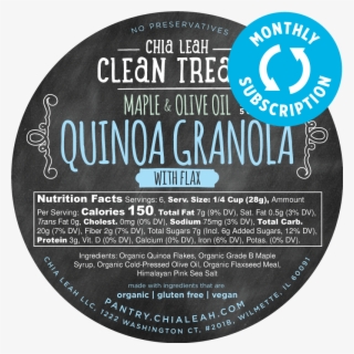 Quinoagranolaflax 2 5 Subscription - Label #8441552
