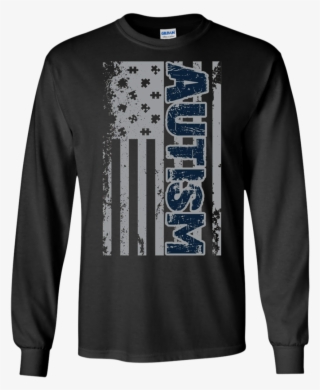 Autism Awareness American Flag Puzzle Piece Apparel - Ray Donovan T Shirts #8441630