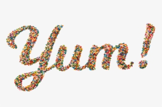 This Was Made By Laying Out Sprinkles, Taking A High-resolution - Graphic Design #8441819