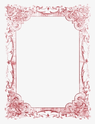 Picture Frame Romance Red - Christmas Tea Party Menu #8442060