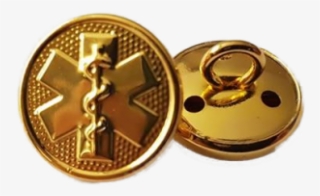 Star Of Life Knapp - Gold #8442103