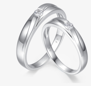 Elegant Wave Flush Set Diamond Wedding Ring - Pre-engagement Ring #8442104