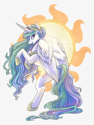 25 Images About My Little Pony On We Heart It - Princess Celestia Fan Art #8442188