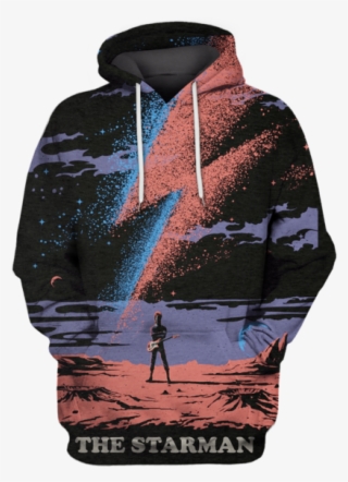 3d The Starman David Bowie Hoodie - David Bowie #8442496