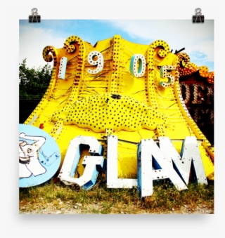 Vintage Vegas Glam Poster Print - Graphic Design #8442906