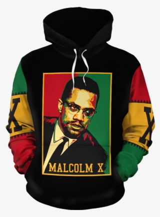 Malcolm X Retro All-over Hoodie - Hood #8442983