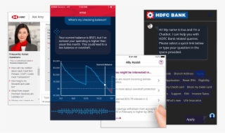 Bank Chatbots Hdfc, Bank Of America, Ally, Hsbc - Hdfc Bank #8443130