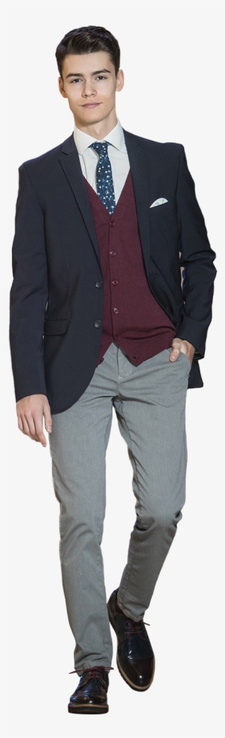 We Make It Easy To Plan - Double Breasted Check Suit Navy #8443692