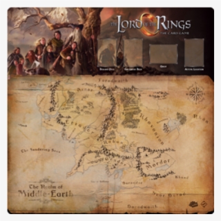 Lord Of The Rings - Fellowship 1 4 Player Game Mat #8443755