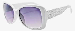 Uber-modern White Frame Sunglasses - Plastic #8443854