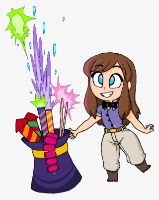 Happy New Year Hat Kid - Cartoon #8444392