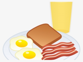 Breakfast Clipart Vector - Bacon And Eggs Drawing #8444804