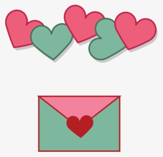 Paper Valentine S Day Love Heart Valentines - Sobre Con Corazon Animado #8445397