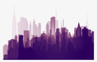 Building Silhouette Png - High Rise Building Silhouette #8445594