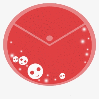 Cute Minimalist Envelope Grimace Pink Png And Psd - Psd #8446043