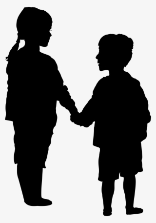 Big Image - Silhouette Of A Couple #8446321
