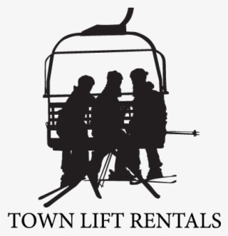 Town Lift Ski And Snowboard Rentals - Ski Lift Clip Art #8446492