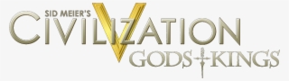 Civilization V Gods And Kings Logo - Sid Meier's Civilization Logo #8446590