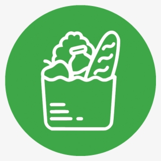 Logo - White Icon Grocery Png #8446998