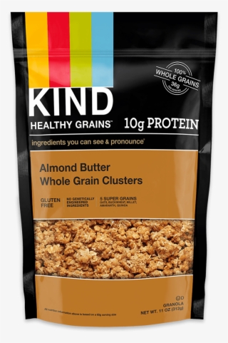 Almond Butter Granola Whole Grain Clusters Kind Snacks - Kind Dark Chocolate Granola #8449062