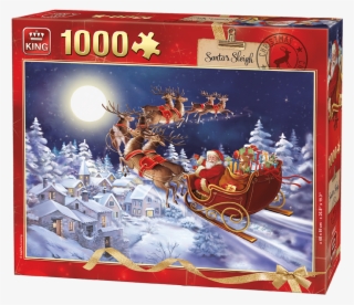 Generic 1000pcs Santa Sleigh - Disney Puzzel 1000 Stukjes King #8449227