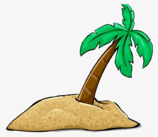 Palm Tree Clipart Desert Tree - Desert Island Clip Art #8451729