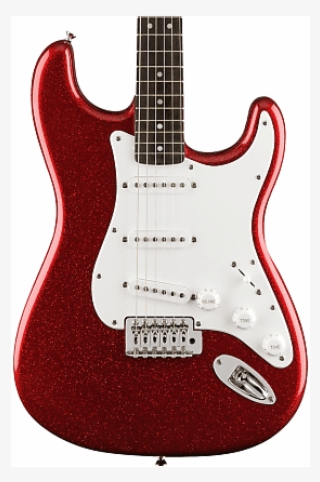 Red Fender Squier Electric Guitar #8453554