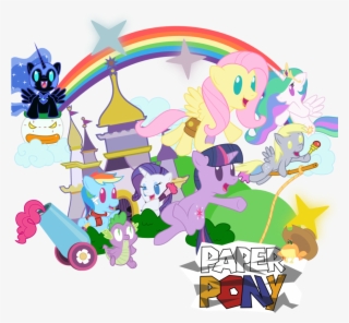 Applejack, Cannon, Castle, Crossover, Derpy Hooves, - Cartoon #8453974