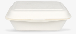 White Clamshell Takeout Container - Lid #8454604