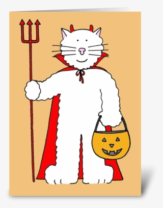 Halloween Cat With Pumpkin Lantern - Cat Yawns #8455020