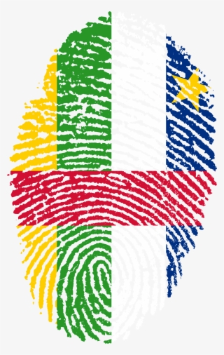 Central African Republic Flag 654783 - Trinidad And Tobago Finger Print #8455319