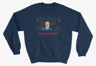 Captain Redpill Christmas Sweatshirt - Schrute Farms Bed And Breakfast Shirt #8456331