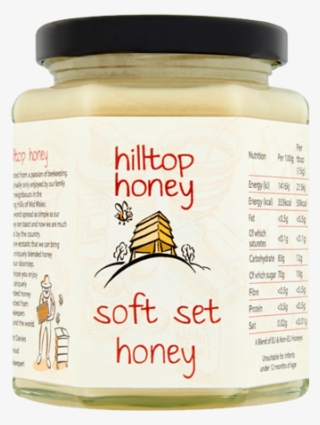 Hilltop Honey Soft Set Honey Jar 340g - Sweet Corn #8456442