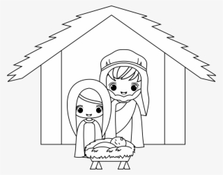Nativity Scene - Cartoon #8456501
