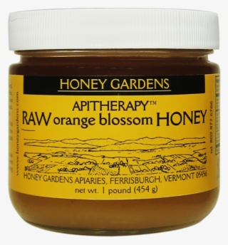 Honey Gardens Raw Orange Blossom Honey Jar-16 Oz - Fruit Butter #8456510