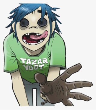 Gorillaz Gorillaz2d 2d Sticker ❤️freetoedit - 2d Gorillaz Tazar Yoot #8456803