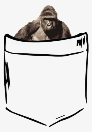 Pocket Harambe Tee-shirt, Grab One While You Can Lmao - Western Lowland Gorilla #8457125