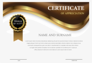 Certificate Png Transparent - Free Certificate Design Psd #8458589