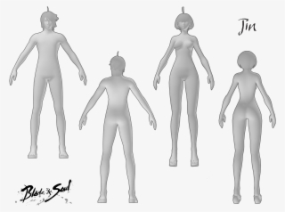 Your Artwork Can Be Digital Or Hand Drawn - Blade And Soul Jin Template #8459057