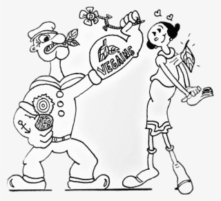 Popeye Sticker - Cartoon #8459572