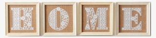 Home Lace Frame Set - Wood #8459793