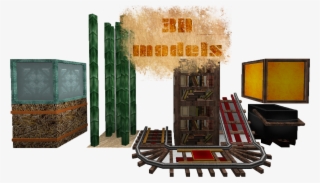 Malte Pack - 3d Rail Models Minecraft #8460006
