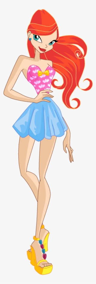 Winx Club Wallpaper Probably Containing A Bouquet Called - Winx Club Bloom Beach Dress #8461072